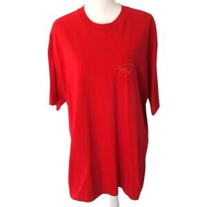 Tina Turner Red Short Sleeve Concert T-Shirt Mint Condition Size XL